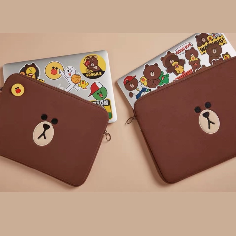 Line friends shop laptop sleeve