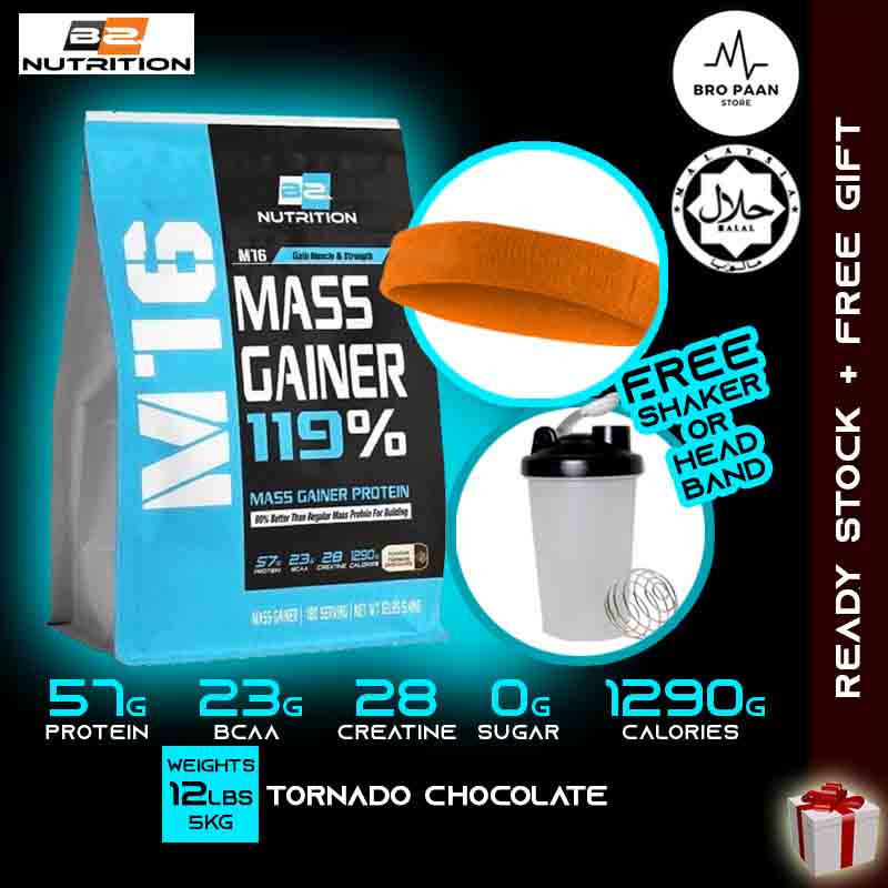 Bs Nutrition M16 Mass Gainer 54kg 180 Scoops Halal Mass Protein Gainer Weight Gainer 0117