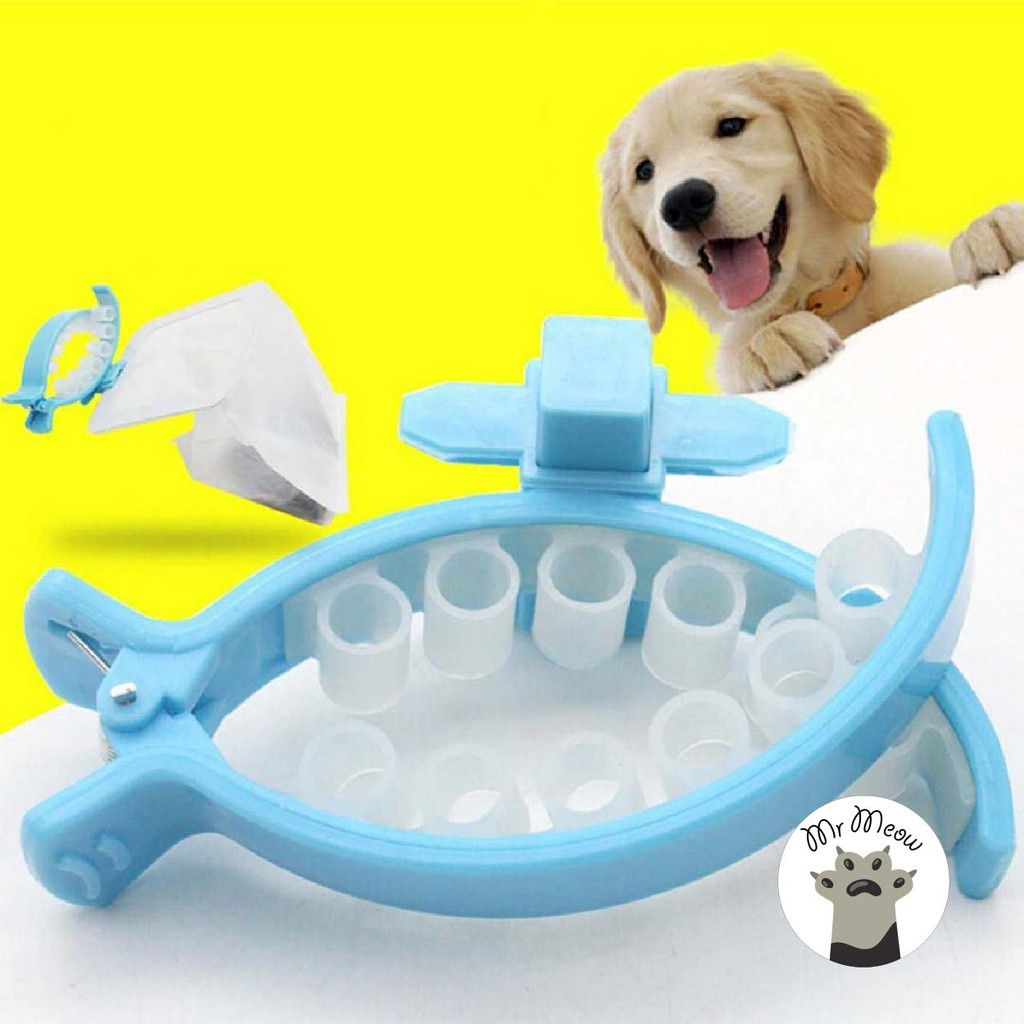 Mr Meow Portable Pet Dog Waste Poop Tail Clip with Bags (20 pcs ...
