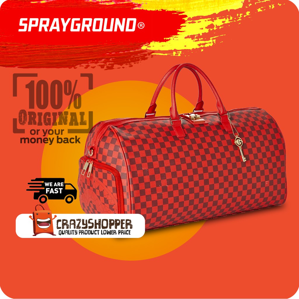 Sprayground Nfl Todd Gurley Duffle Bag in Red for Men