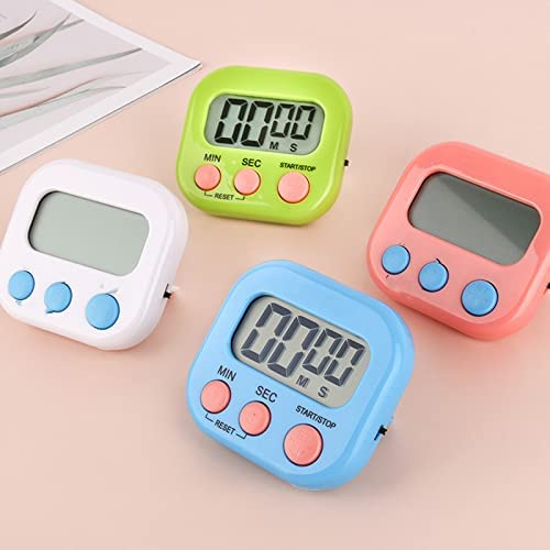 4 Piece Digital Kitchen Timer, Big Digit Countdown Timer, Loud Alarm Timers,  Magnetic Back and Off Switch, Classroom Timer for Teachers Kids, Countdown  and Minute Countdown. 