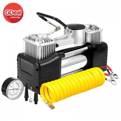 Air Compressor 150PSI Car Tire Inflator Pump With Cigarette Lighter Shopee Malaysia