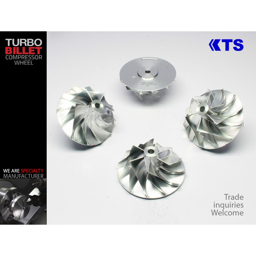 KTS Turbobillet X/MFS4B02C/T04B/6+6/Turbocharger Wheel/Billet Wheel