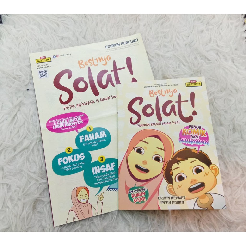 Komik Bestnya Solat, Bestnya Doa & Bestnya Puasa Koleksi Buku Blink L ...