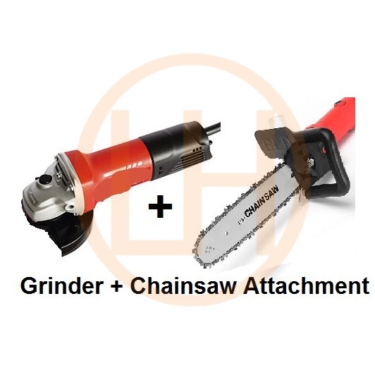 Angle grinder on sale chainsaw attachment