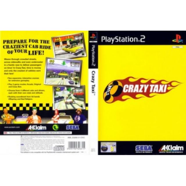 Crazy Taxi (PS2 Gameplay) 