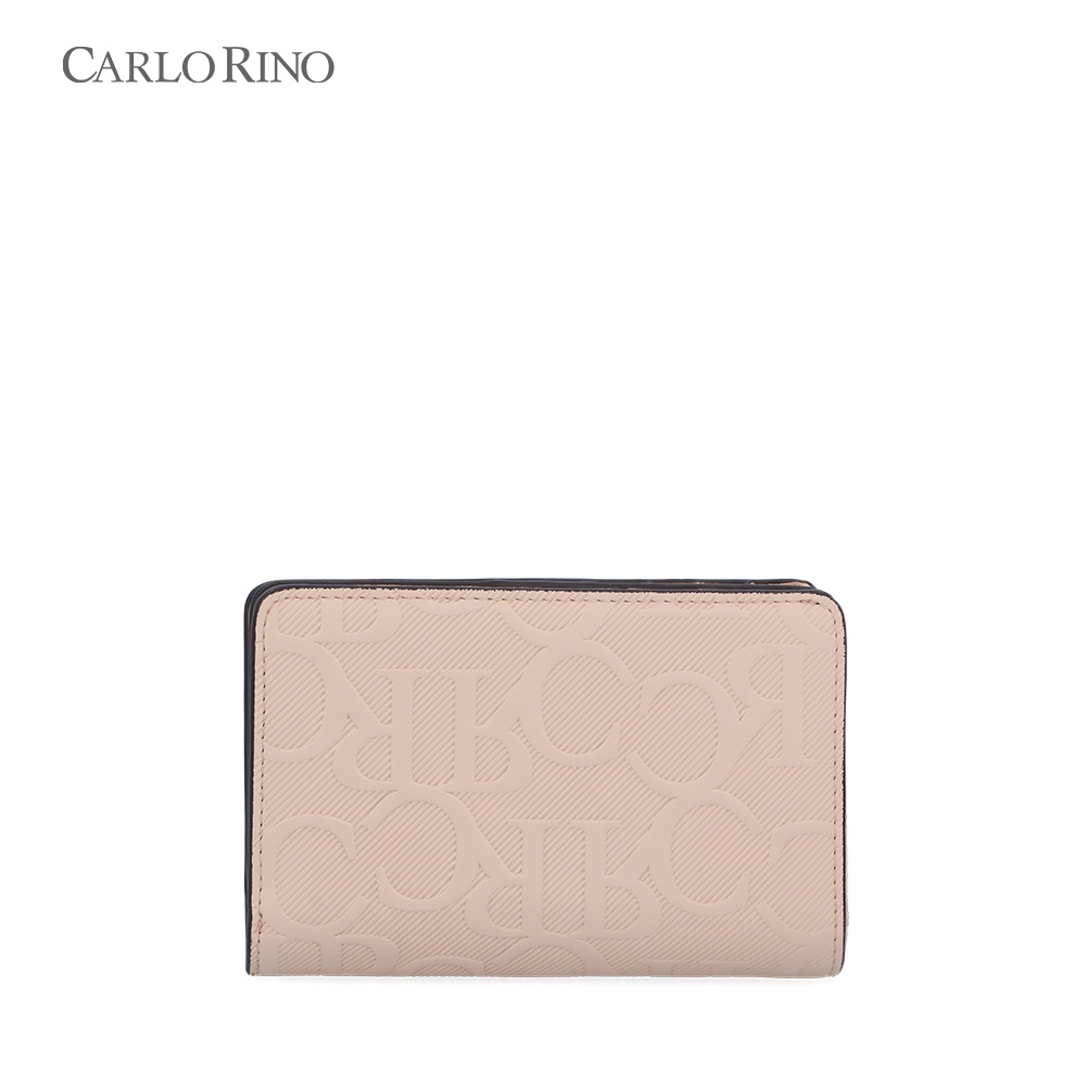 Carlo Rino Nude Tone On Tone Short Wallet | Shopee Malaysia