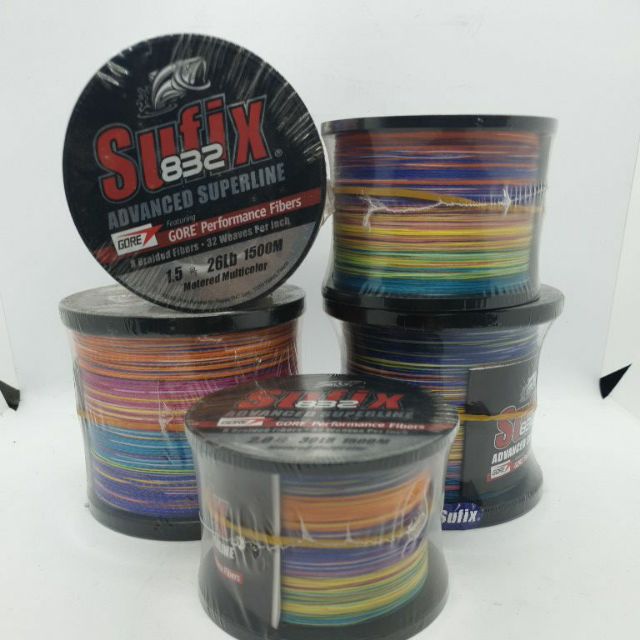 Sufix 832 multi color braided line | Shopee Malaysia