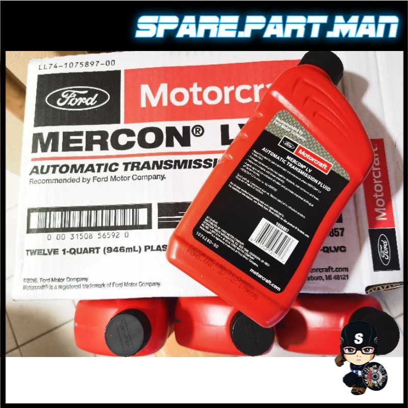 Ford MotorCraft Mercon LV Automatic Transmission Fluid (1 Quart/ 946ml) FORD  RANGER T6