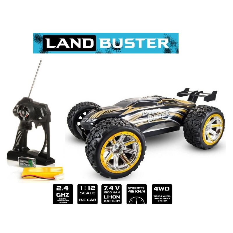 Land buster store rc car battery