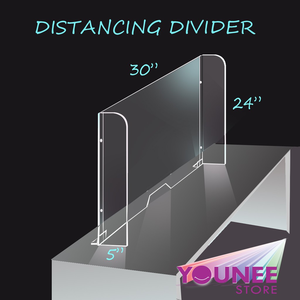 ACRYLIC SHEET DISTANCING PARTITION,TABLE PARTITION, ACRYLIC DIVIDER