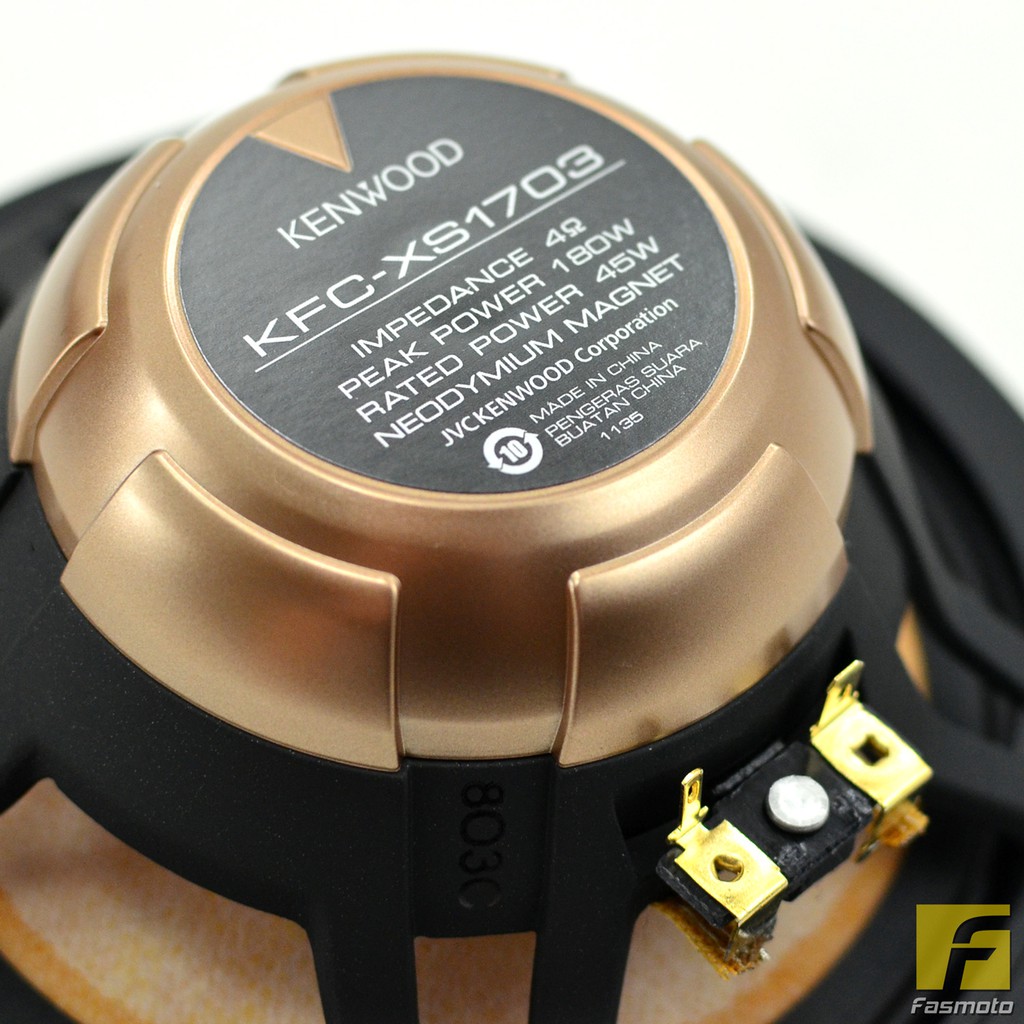 KENWOOD KFC-XS1703 Hi-Resolution Audio Certified 17cm Component