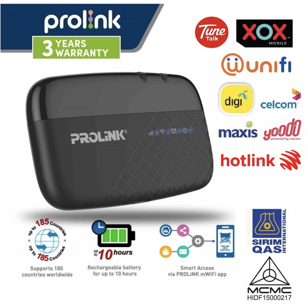 Prolink G Lte Unlimited Hotspot Pocket Wifi Modem Portable Mifi Router Prt L Tone Wow