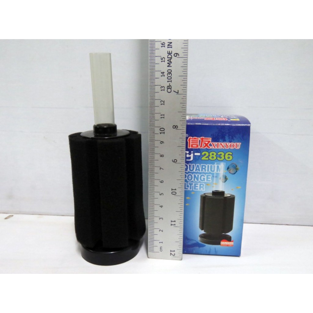 XinYou XY2836 Aquarium Sponge Filter (5.5cm D x 7.5cm H) Shopee Malaysia