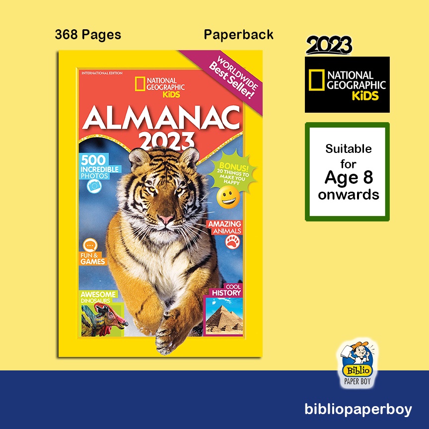 National Geographic Kids Almanac 2023 (International Edition) Shopee