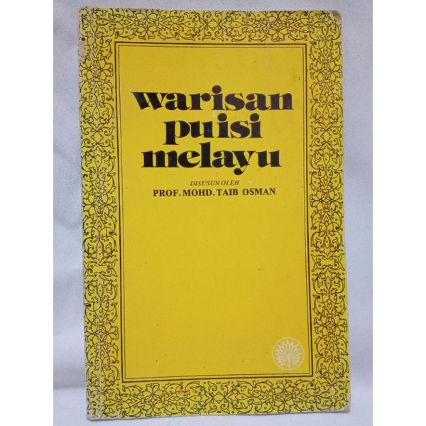 Warisan Puisi Melayu oleh Prof Mohd Taib Osman | Shopee Malaysia