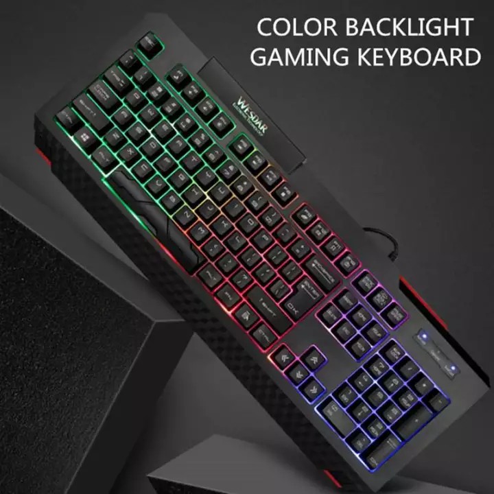 WESDAR MK4 GAMING USB KEYBOARD | Shopee Malaysia