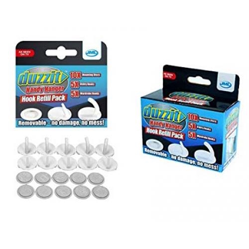 JML Duzzit Handy Hanger Hooks Holder (10 Hook Refill Pack ) | Shopee ...