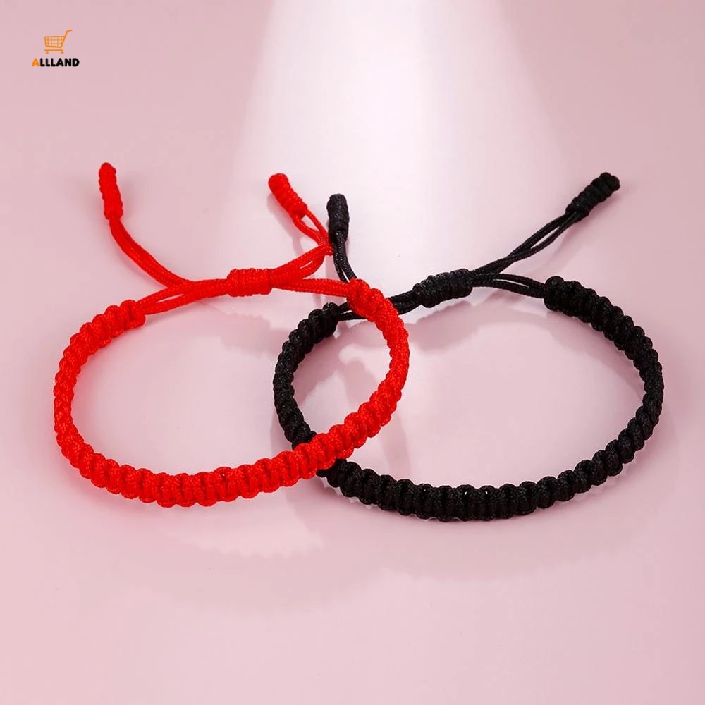 Handmade Knot Woven Rope Bracelet/Adjustable Lucky Braid Thread Tibetan  Buddhist Hand Rope For Women Men Couple Jewelry Accessories