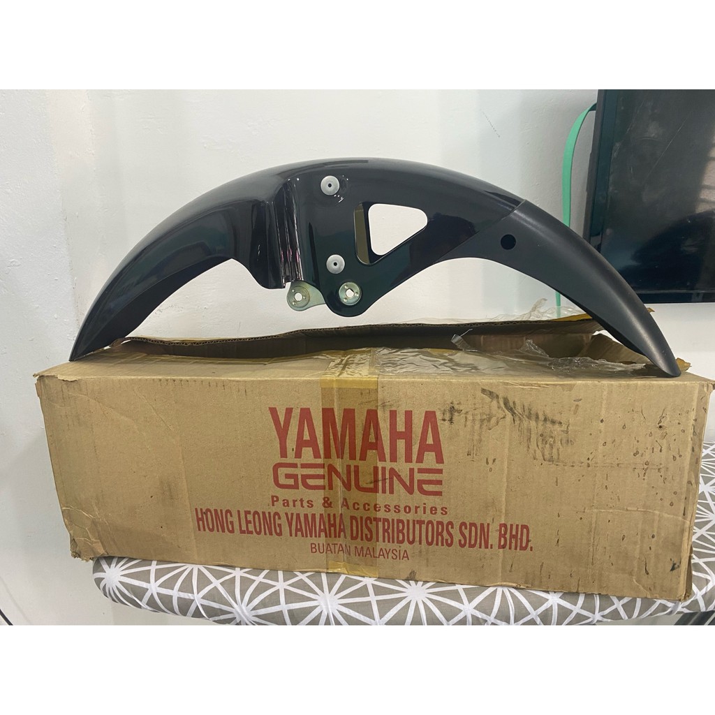 Front mudguard fender Magat Depan Yamaha RXZ Hitam Putih Catah 2004 ...