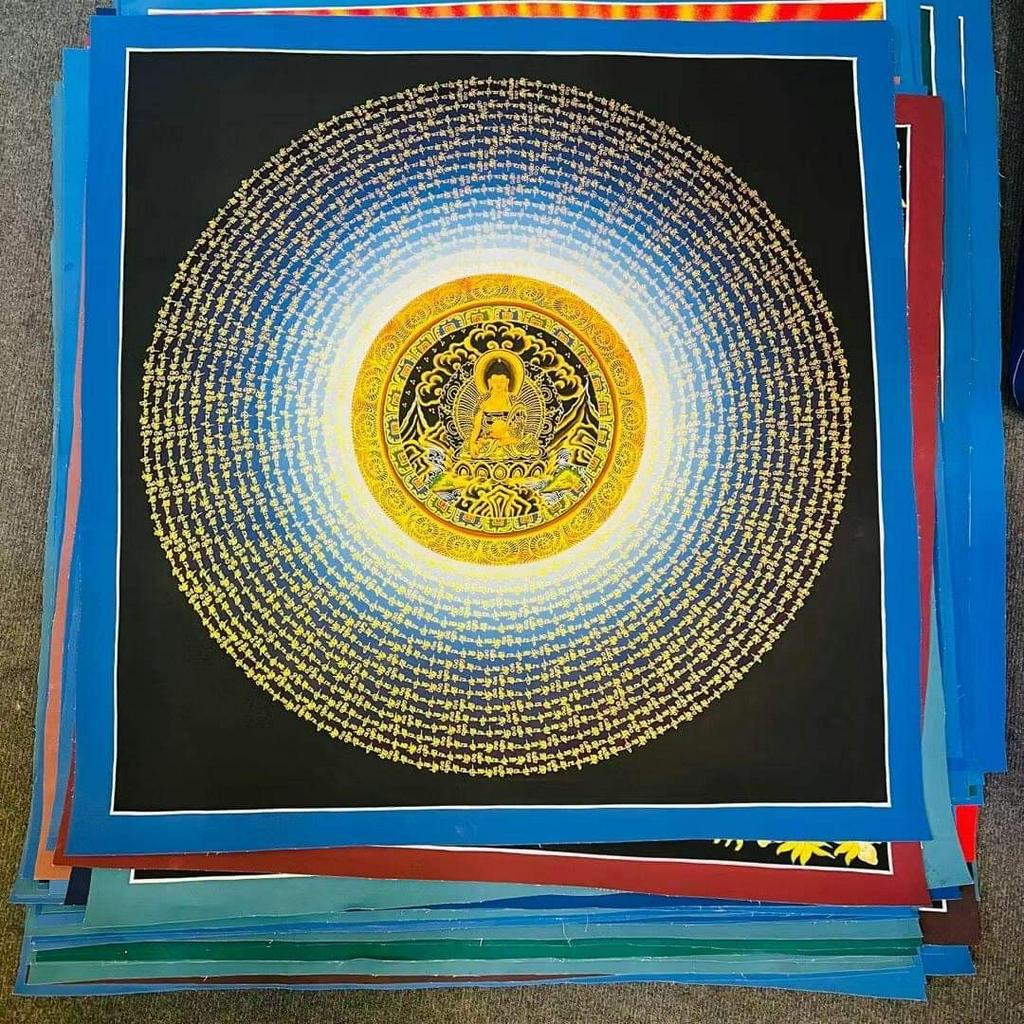 Mandala thangka Kathmandu Nepal | Shopee Malaysia