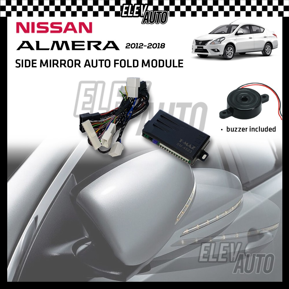 Nissan Almera N17 2012 - 2018 Side Mirror Auto Fold Module Alarm ...