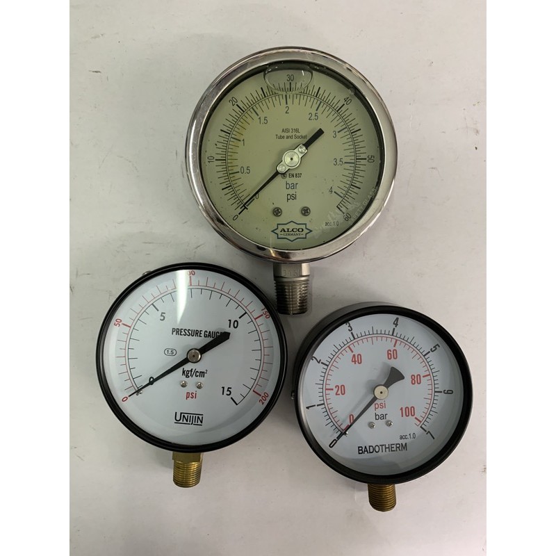 Assorted Pressure Gauge/ Back Flanged Pressure Gauge/ Diaphragm