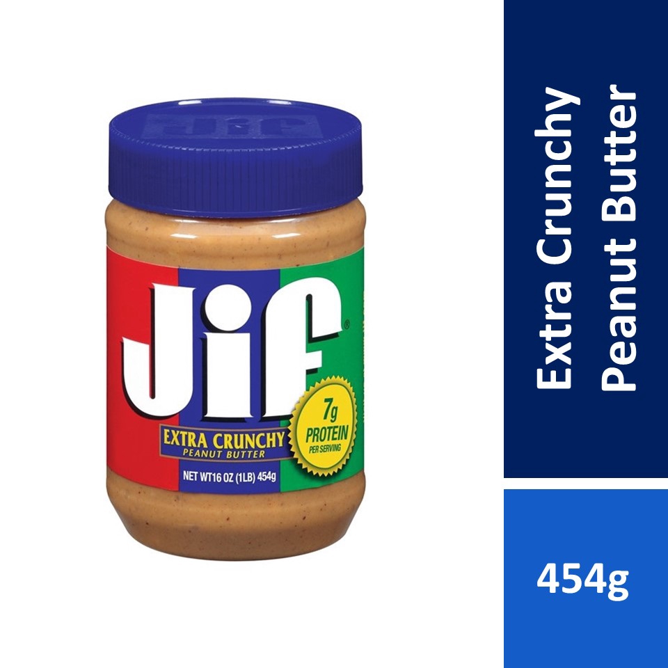 Jif Peanut Butter Extra Crunchy 454g | Shopee Malaysia