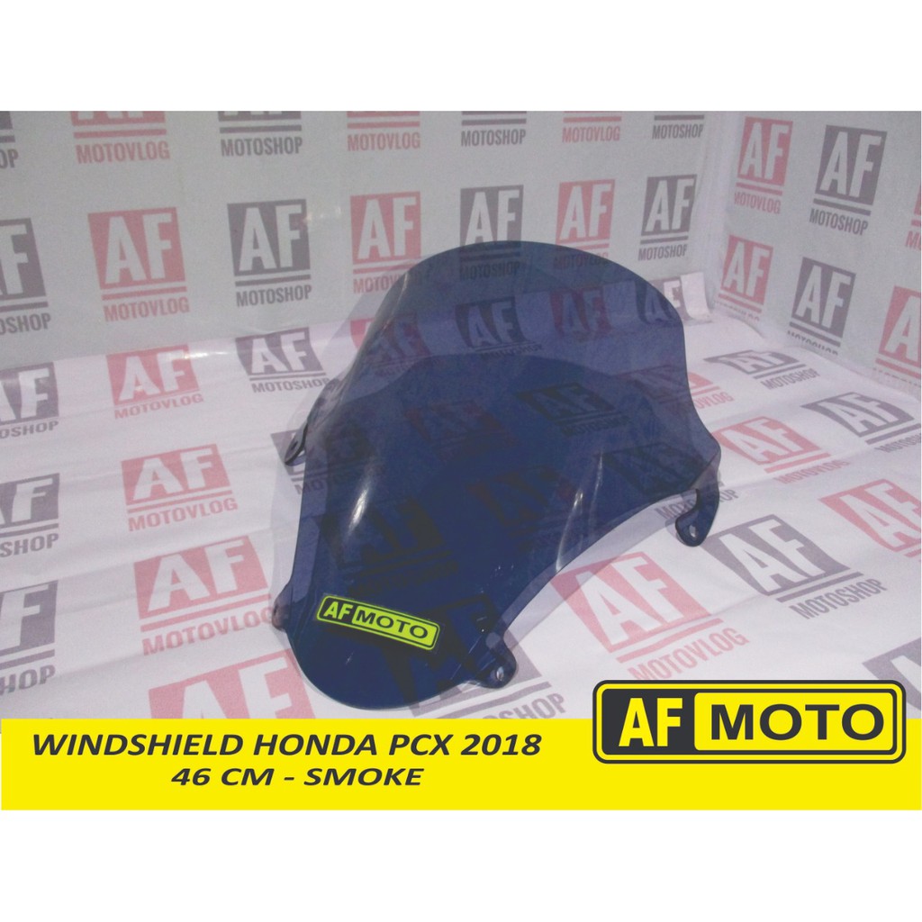 Windshield Visor Honda Pcx 2018 Height 46cm Smoke Standards | TERMURAH