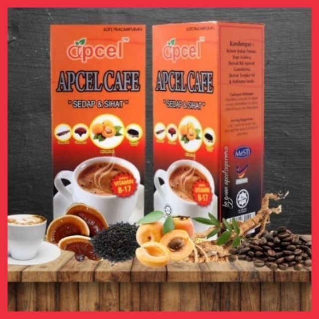 💥APCEL CAFE KOPI APRICOT👍🏻KOPI VIRAL | Shopee Malaysia