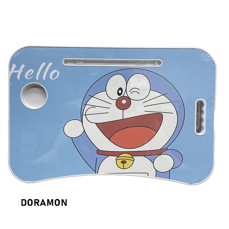 Assorted Cartoons Kids Portable Foldable Table Bed Anti-slip Study ...