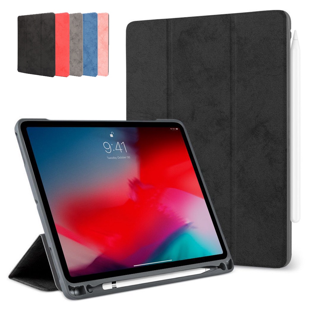 iPad Pro 12.9" inch 2018 2015 2017 Smart Slim Leather Casing
