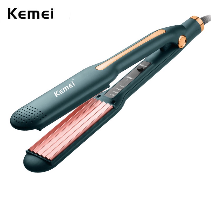 Kemei KM-9827 Corn Splint Little Wave Curler Egg Roll Stick Korean ...