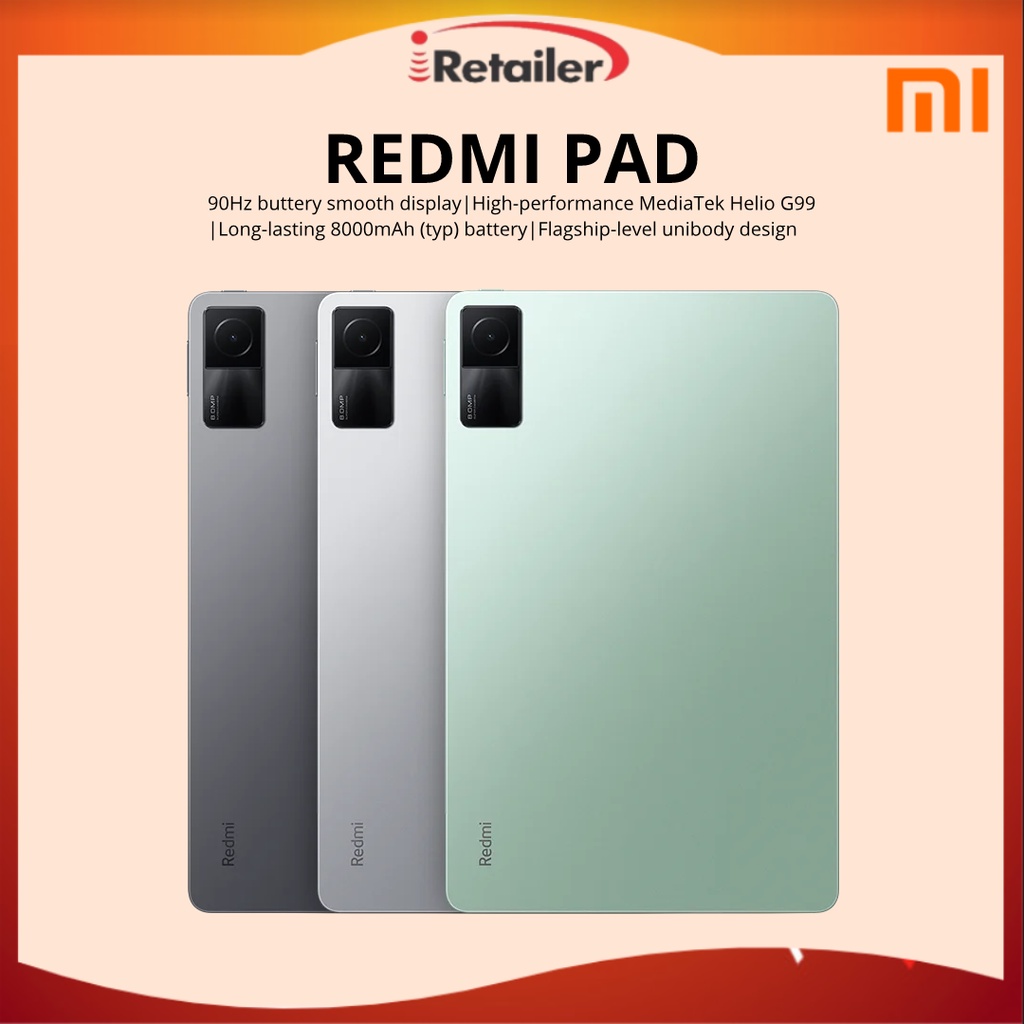 Xiaomi Redmi Pad - WIFI |100% Original Malaysia | Shopee Malaysia