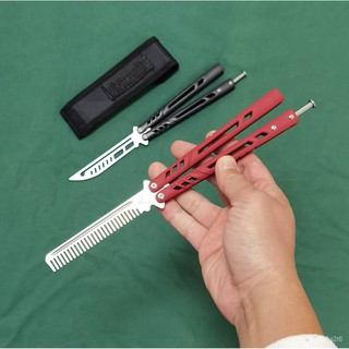 3D Carrot Butterfly Knife Baby Decompression Toy Little Radish Knife Swing  Knife