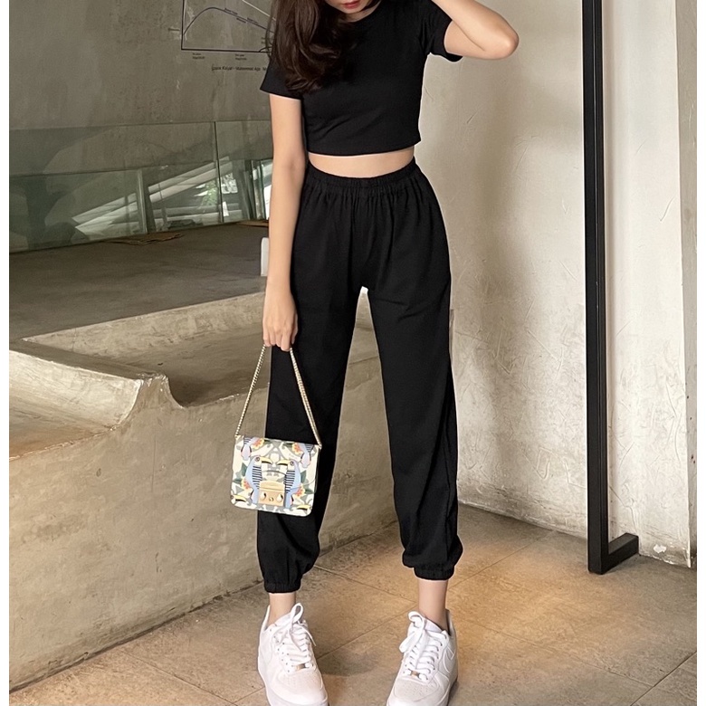 Zf Pants SET/Plain Suit/JOGGER Suit Women JOGGER | Shopee Malaysia