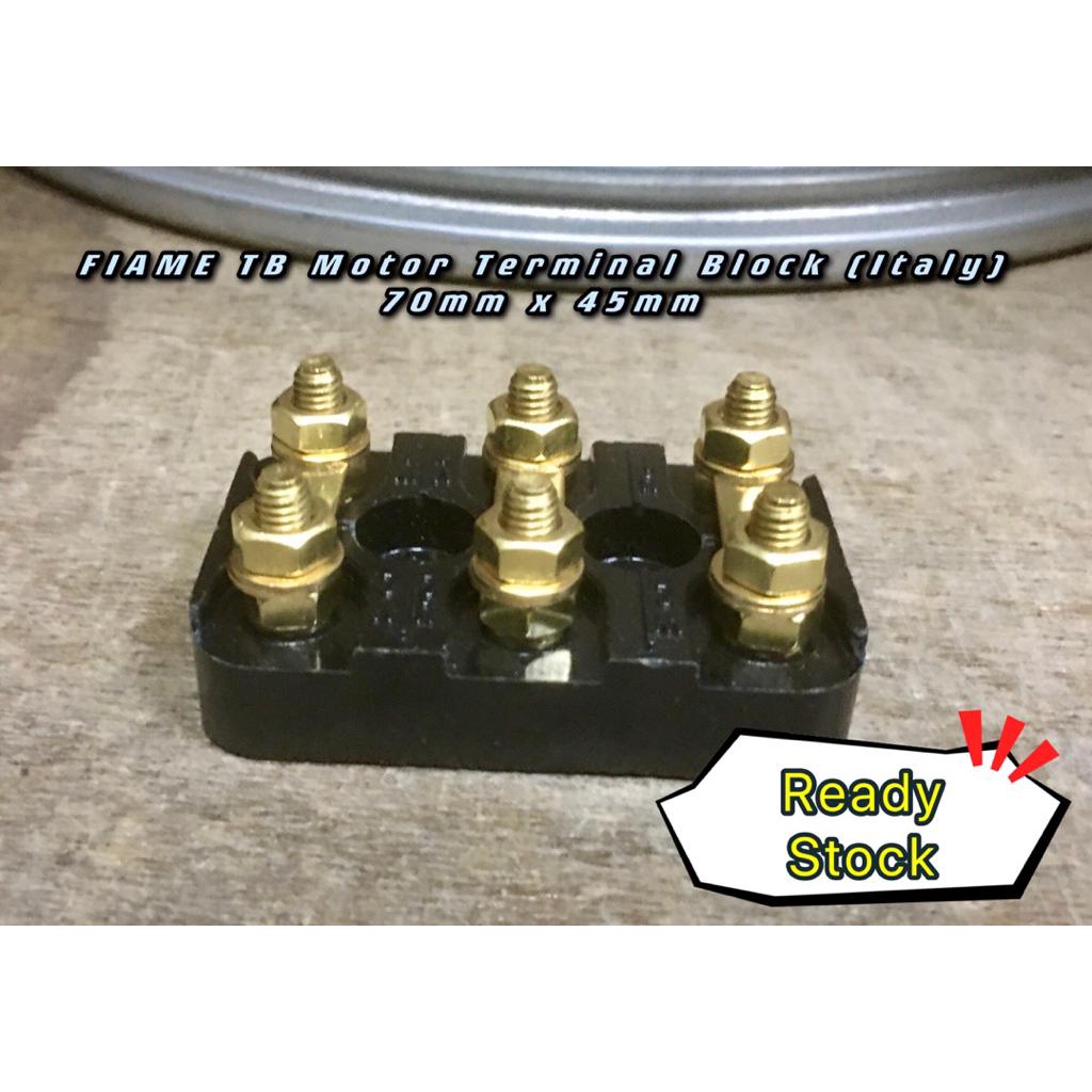 FIAME 70MM X 45MM TB MOTOR TERMINAL BLOCK (Made in Italy) | Shopee Malaysia