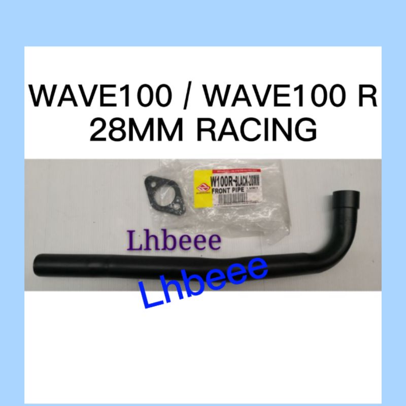 WAVE100 /WAVE100 R Front Pipe Racing Manifold Racing 28mm | Shopee Malaysia