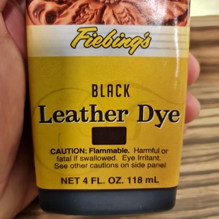 Fiebings Leather Dye Black 4oz 