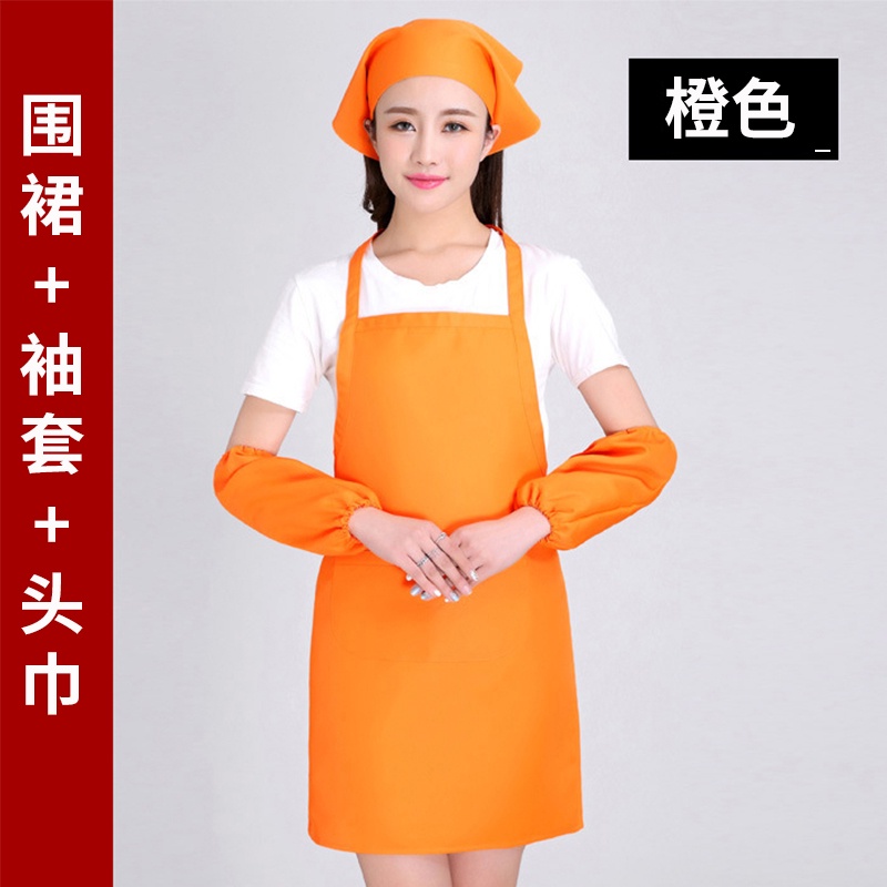 Apron kanakkanak set lukisan pakaian ibu bapa kanakkanak tadika printing diy lukisan baking