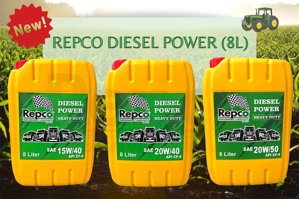 Repco® Diesel Power 20W/40 CF-4 Heavy-Duty Diesel Engine Oil (8L) For ...