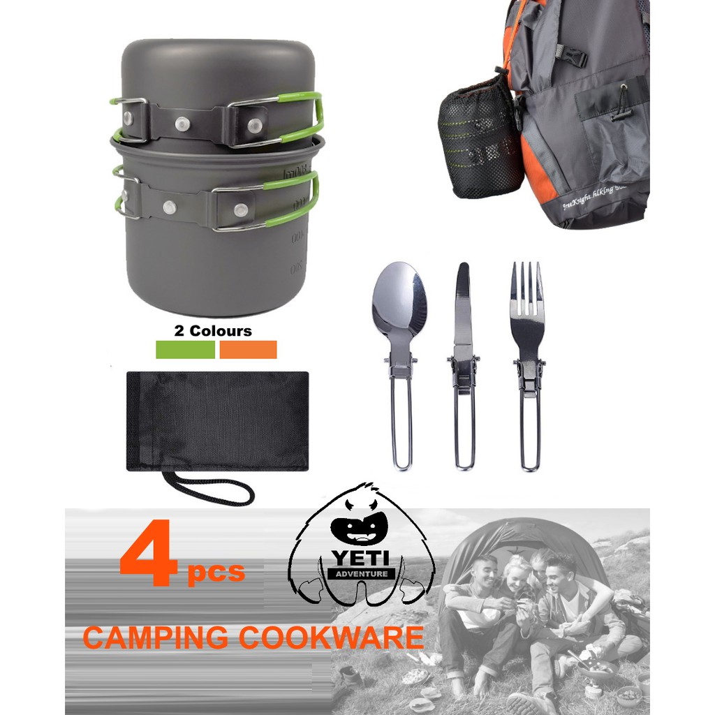 Outdoor Camping Cookware Set / Mestin Portable Gas Stove Hiking ...