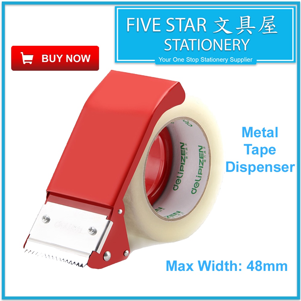fivestar2u OPP Metal Tape Dispenser Pemotong Besi Pita Pelekat Shopee