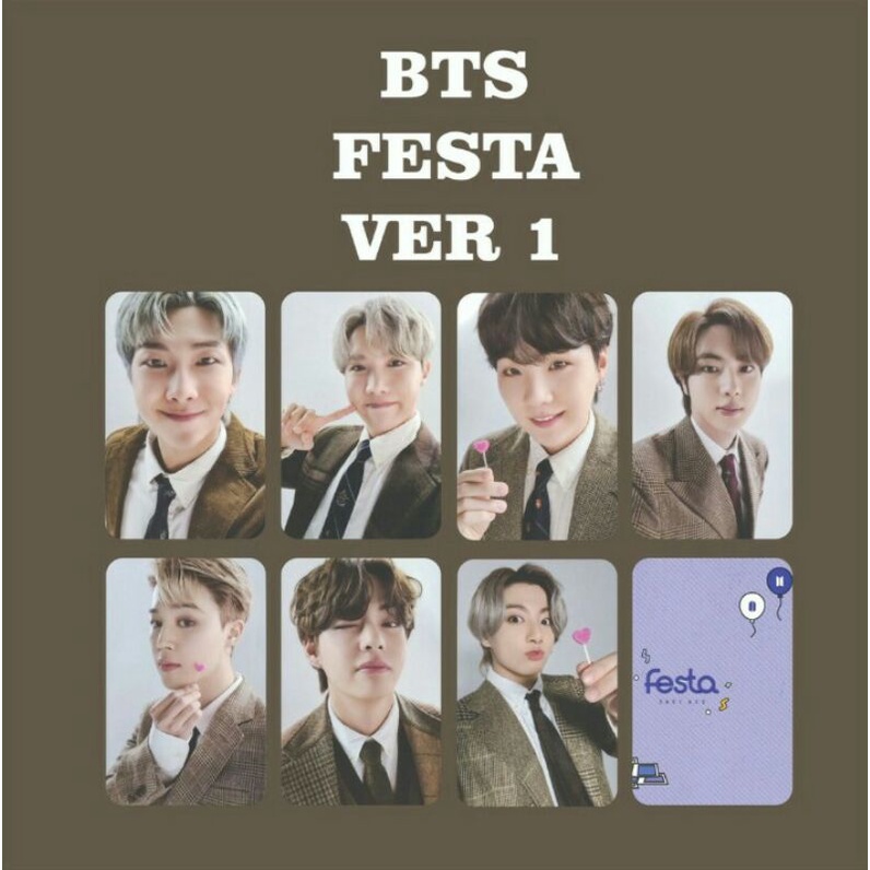 (7pcs) Bts FASTA PHOTOCARD CALENDAR & 3 MEMBER STICKER | Shopee Malaysia