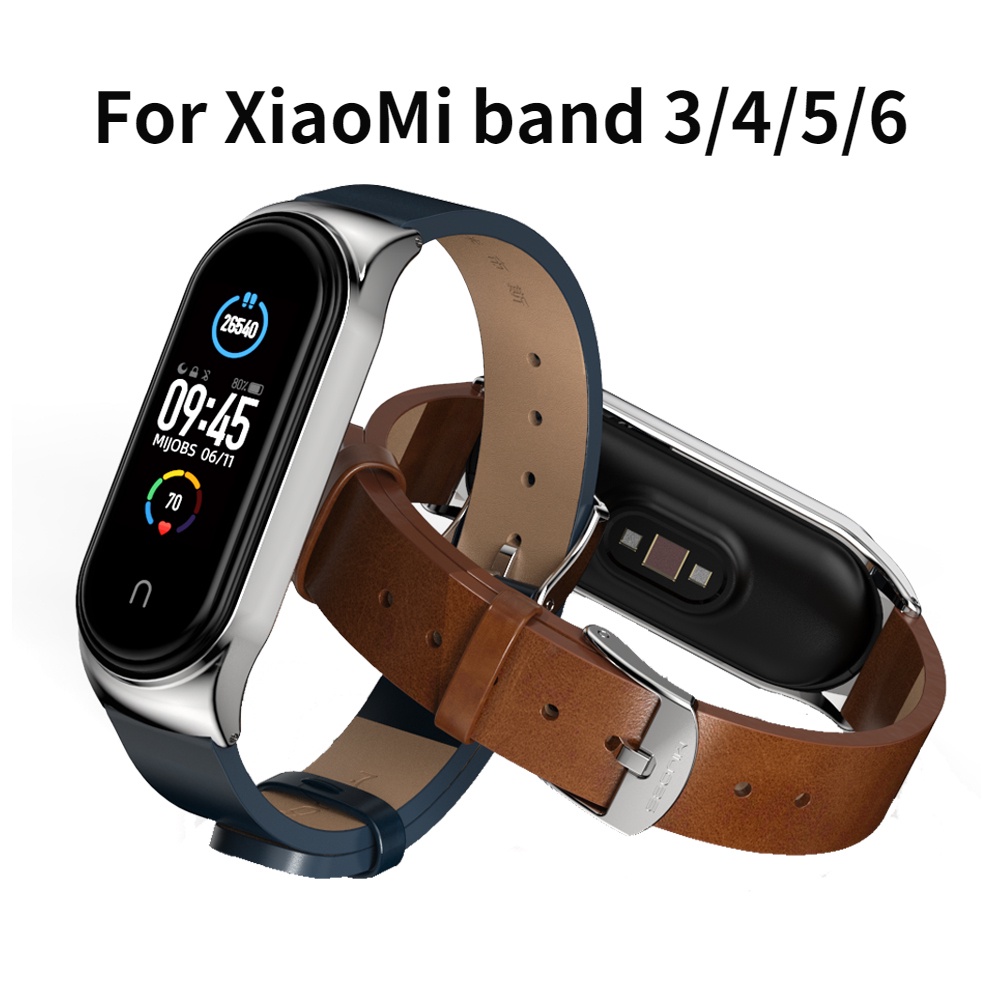 Mi band 3 leather strap best sale