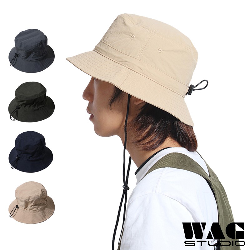 WAG Hat | Ready Stock Quick Dry Bucket Hat Man Women Drawstring Outdoor ...