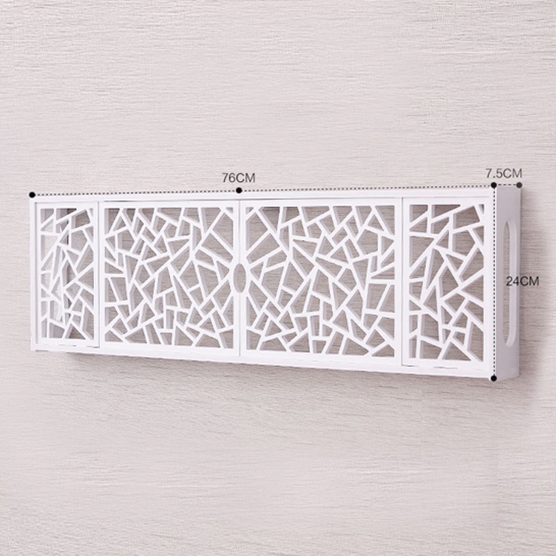 Carved modern simple multifunctional set top box router storage cover ...