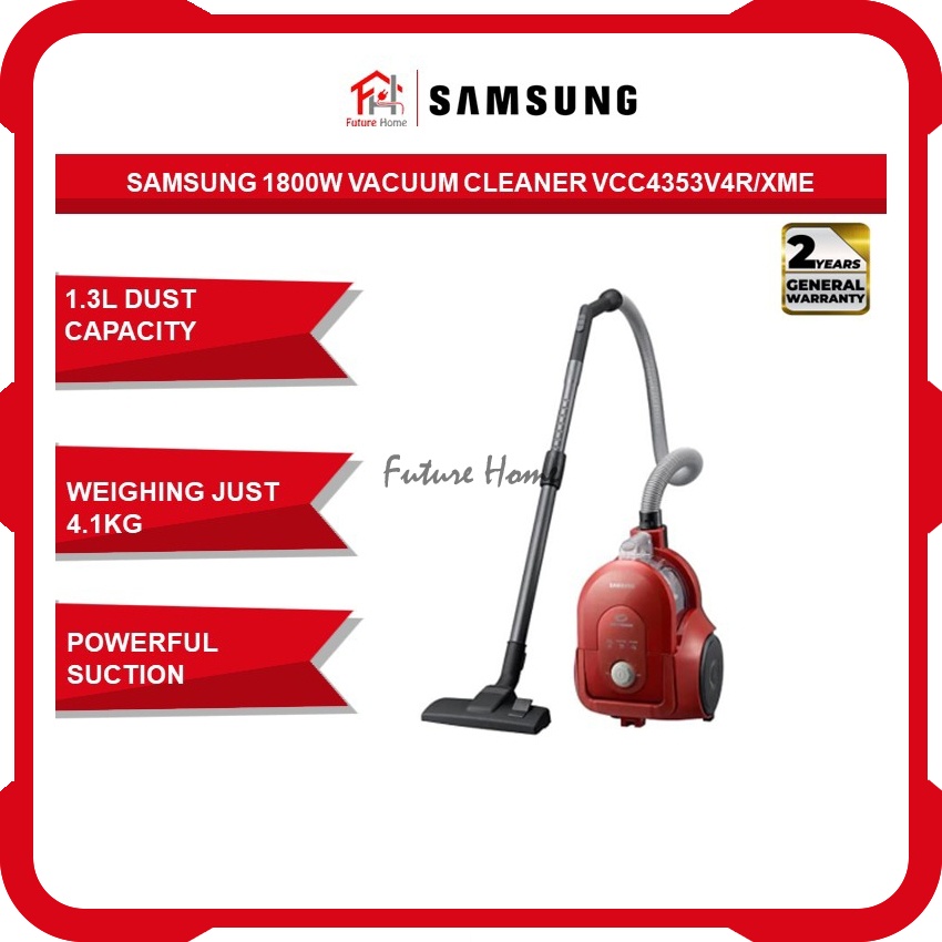 Samsung 1800W Vacuum Cleaner VCC4353V4R/XME / VCC4353V4R | Shopee Malaysia