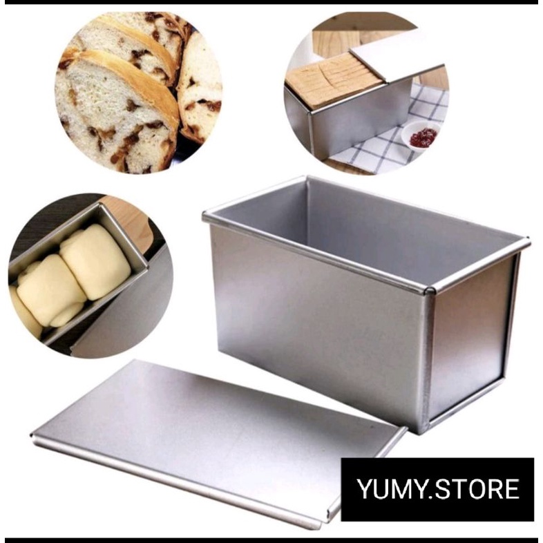 READY STOCK MALAYSIA NonStick Bread Loaf Meatloaf Pan With Lid Toast