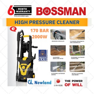 Bossman Water Jet High Pressure Cleaner BPC 4830 170 Bar Shopee Malaysia